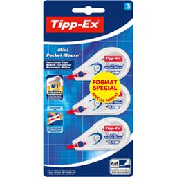 BIC RUBAN 5MM X 6 M - RÉÉCRITURE IMMÉDIATE - FORMAT MINI - IDÉAL POUR LES