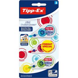 BIC BLISTER X3 OS - RUBANS CORRECTEUR - 5 MM X 5 M - CORRECTION INSTANTANÉ