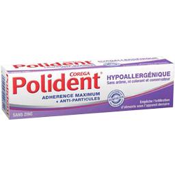 POLIDENT CRÈME ADHÉSIVE MAXIMUM HYPOALLERGÉNIQUE POLIDENT 40G