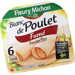 FLEURY MICHON BLANC DE POULET FUMÉ FLEURY MICHON 6 TRANCHES FINES 180G