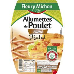 FLEURY MICHON ALLUMETTES POULET FUMEES HALAL FLEURY MICHON 200G