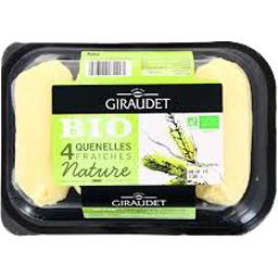 GIRAUDET BIO QUENELL NATURE 4 BARQUETTE 320G