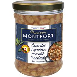 MONTFORT Cassoulet confit Canard Bocal 750g