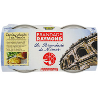 RAYMOND GEOFFROY Morue Brandade Boite 190g 212m x2