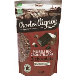 CHARLES VIGNON BIO CROUSTILLA MUESLI 3CCHOC 375G