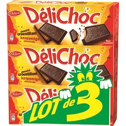 DELACRE BISCUITS DELICHOC NOIR 3X150G