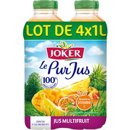 JOKER JOKER PUR JUS MULTIFRUIT PET 4X1L