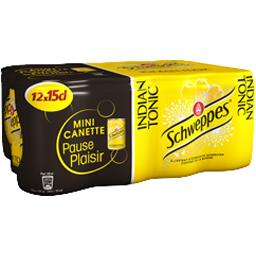 SCHWEPPES INDIAN TONIC SCHWEPPES BOÎTE 12X15CL