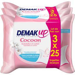DEMAK'UP LINGETTES LAIT PEAU NORMAL DEMAK'UP 3X25