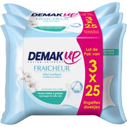 DEMAK'UP LINGETTES EAU PEAU NORMAL DEMAK'UP 3X25