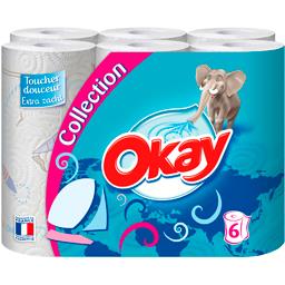 OKAY ESSUIE TOUT OKAY COLLECTION DÉCORS ROULEAUX X6