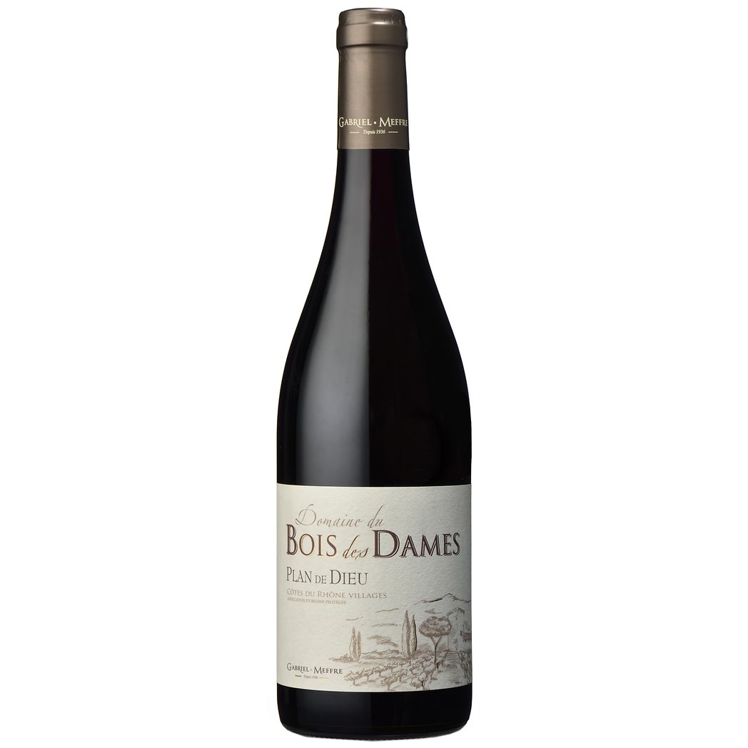VIN AOP (APPELLAT.ORIGINE PROTEGEE) DOMAINE DU BOIS DES DAMES PLAN DIEU CDR VILLAGES RGE  11 AOP