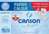 CANSON POCHETTE 12FL CALQUE A4 70G REPOSITIONABLE