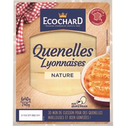 ECOCHARD QUENELLE LYONNAISE FRAICHE NATURE ECOCHARD 6X40G