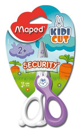 "MAPED CISEAUX SYMETRIQUES ""KIDIKUT"" 12 CM, 2 BOUTS RONDS"