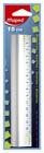 MAPED REGLE ANTI-DERAPANTE EN ALUMINIUM ANODISE 15 CM
