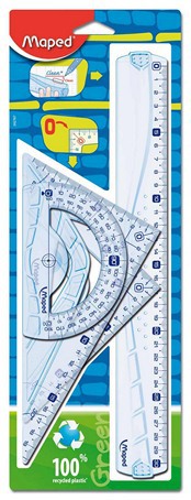 MAPED KIT MATHS 4 INSTRUMENTS GEOMETRIC SOUS BLISTER