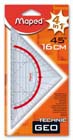 MAPED EQUERRE GEOMETRIQUE 16 CM