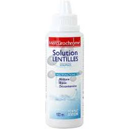 LABORATOIRE MERCHUROCHROME SOLUTION LENTILLES SOUPLES LABO MERCUROCHROME 100ML