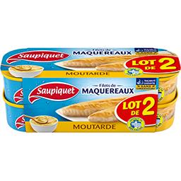 SAUPIQUET MAQUREAUX MOUTARDE SAUPIQUET 2X169G