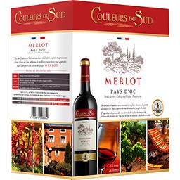 COULEURS DU SUD Rouge IGP Pays d'oc Bib 3000ml
