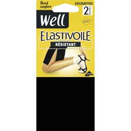 WELL SOCQUET VOILE 2 T-U RESIST NOIR W2099