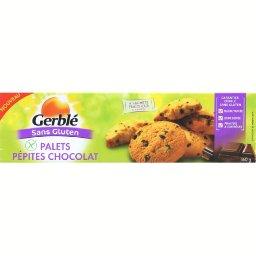 GERBLE PALET AUX PÉPITES DE CHOCOLAT SANS GLUTEN GERBLÉ 160G