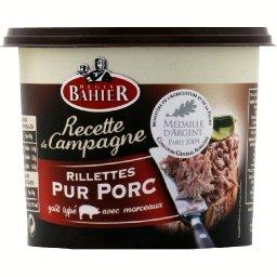 BAHIER RILLETTES RECETTE DE CAMPAGNE BAHIER POT 220G