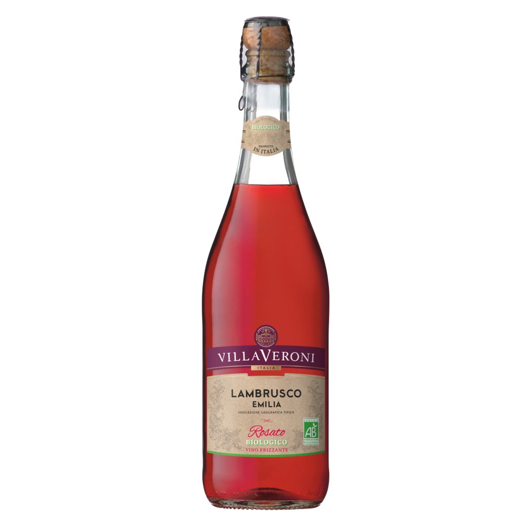 VINS ETRANGERS IGT LAMBRUSCO ROSATO ROSE BIO VILLA VERONI