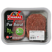 CHARAL VIANDE HACHÉE 5% CHARAL SOUS ATMOSPHÈRE 2X125G