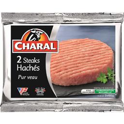 CHARAL STEAK HACHÉ VEAU 15% CHARAL 2X100G