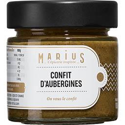 MARIUS-BERNARD CONFIT AUBERG HUILE OLIVE VERRE 100G