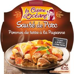 CUISINE OCEANE SAUTÉ DE PORC ET POMMES TERRE PAYSANNE CUISINE OCÉANCE 300G