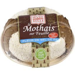 SEVRE ET BEL LE MOTHAIS SUR FEUILLE AU LAIT CRU FRAIS EMBALLÉ SÉVRE ET BELLE 150G