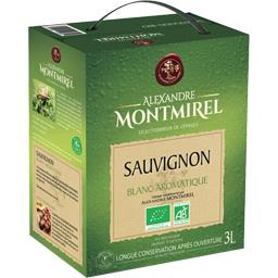 VINS IGP (INDICAT.GEOGRAP.PROTEGEE) IGP SAUVIGNON ESP BIO MONTMIREL BLANC BIB 3L