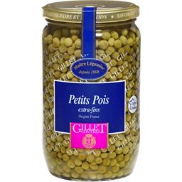 GILLET PETITS POIS EXTRA FINS À L'ÉTUVÉE A/GARNITURE 445G BOC 720ML