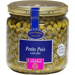 GILLET PETITS POIS EX FINS À L'ÉTUVÉE A/GARNITURE 275G BOCAL 446ML