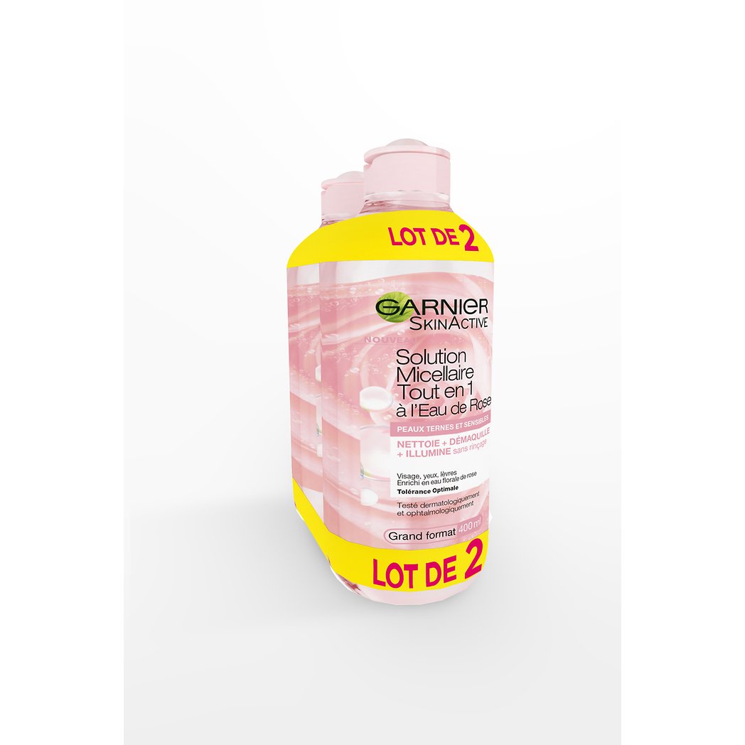 SKIN ACTIVE MICELLAIRE EAU ROSE SKINACT LOTX2