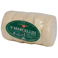 BOURDIN FROMAGE ST MARCELLIN AFFINÉ LAIT VACHE 45%MG X5 400G SCOFF