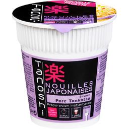 TANOSHI NOUILLES CUP PORC TONKOTSU À CUIRE 65G