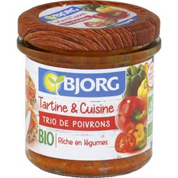 BJORG TARTINE ET CUISINE POIVRONS BIO BJORG 135G