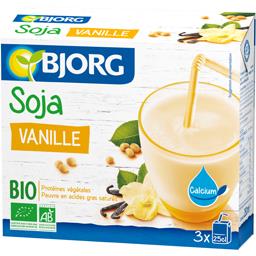 BJORG MINI SOJA VANILLE CALCIUM BIO 3X25CL