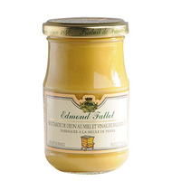 FALLOT MOUTARDE FORT VINAIGRE AROMATISE MIEL BOCAL 210G DIJON