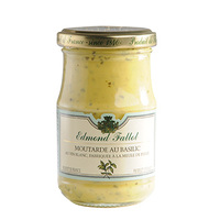 FALLOT MOUTARDE VINAIGRE FORT AROMATISE BASILI BOCAL 210G