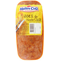 MAITRE COQ MINI-RÔTI DINDE CUIT S/VIDE MAÎTRE COQ BARQUETTE 500G