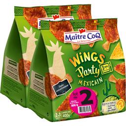 MAITRE COQ WINGS PARTY MEXICAIN MAITRE COQ 2 X 400 G