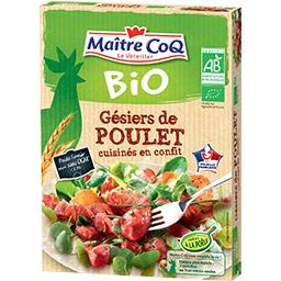MAITRE COQ GESIERS POULET BIO CONFITS MAITRE COQ ETUI S/VIDE 250G