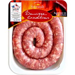 MAISON SERRAULT BQ SAUCISSE DE TOULOUSE 500 G VPF