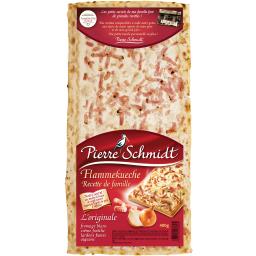 PIERRE SCHMIDT FLAMMEKUECHE ALSACIENNE AUX LARDONS ET OIGNONS S/FILM 400G
