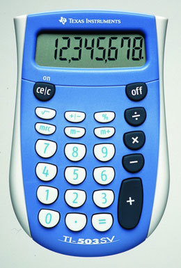 TEXAS INSTRUMENTS CALC. DE POCHE TU-503SV